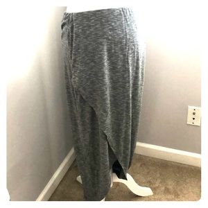 Asymmetrical maxi skirt